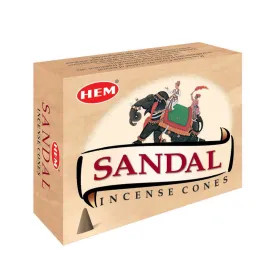 Encens cônes Bois de santal Hem - Purification, méditation - Cône d’encens tibétain pour méditation