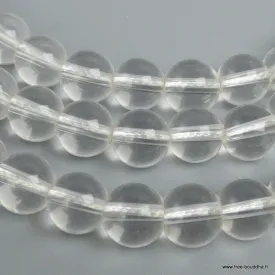 Collier Mala tibétain 108 perles de Cristal de Roche - Mala tibétain 108 perles