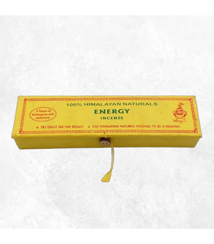 Encens tibétain pour énergie et concentration, naturel et pur.