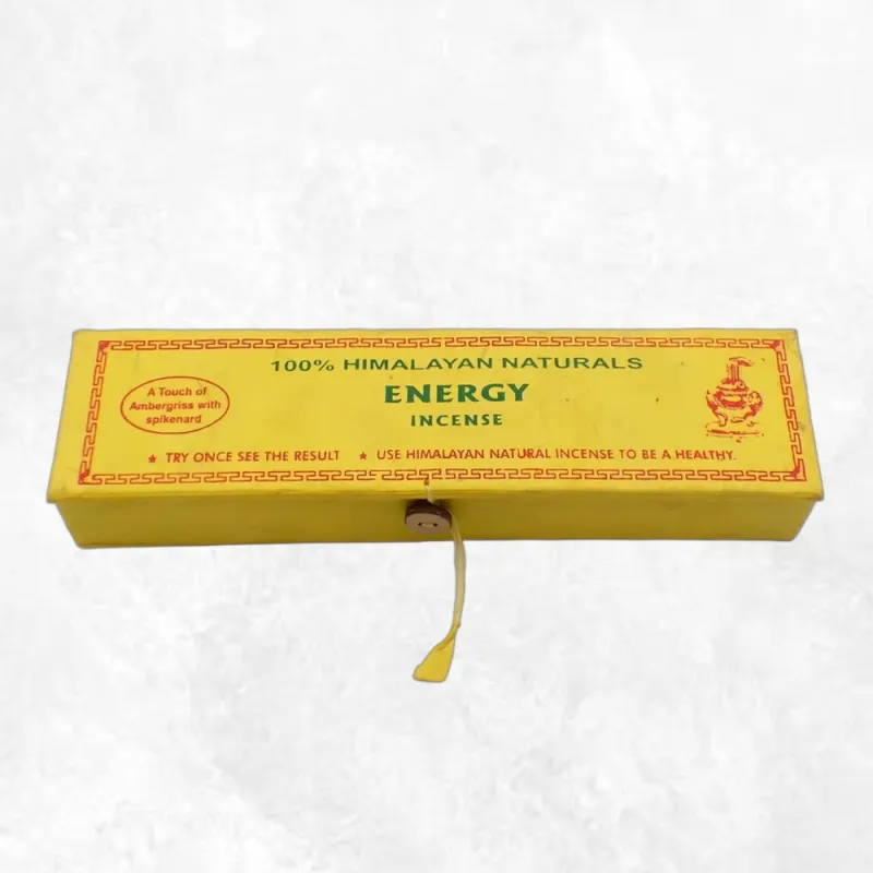 Encens tibétain Energy boîte cartonnée - Vitalié, énergie - Encens tibétains, accessoires