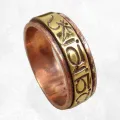 Bague tibétainede méditation tournante Mantra - Bagues tibétaines bouddhistes