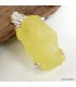 Pendentif en Brucite jaune citron pierre naturelle – argent 925