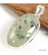 Pendentif Préhnite et Quartz Rutile pierre naturelle – argent 925