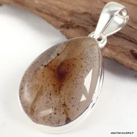 Pendentif goutte Agate de Yellow Stone (Montana) - Bijoux en Agate