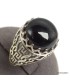 Bague Homme Onyx noir T 62 – Argent 925