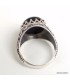 Bague Homme Onyx noir T 62 – Argent 925
