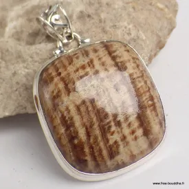 Pendentif Aragonite Candy carré - Pendentifs pierres naturelles