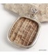 Pendentif Aragonite Candy carré – Argent 925