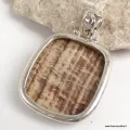 Pendentif Aragonite Candy carré - Pendentifs pierres naturelles