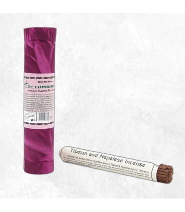 Encens tibétain bouddhiste de purification Lumbini boîte rigide