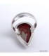 Bague Jaspe Noreena en argent 925 – Forme goutte T56