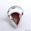 Bague Jaspe Noreena forme goutte T 56 - Bagues pierres naturelles