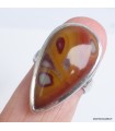 Bague Jaspe Noreena en argent 925 – Forme goutte T59