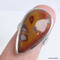 Bague goutte en Jaspe Noreena T 59 - Bagues pierres naturelles