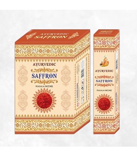 Encens Safran Ayurvédique : bienfaits et fabrication Traditionnelle