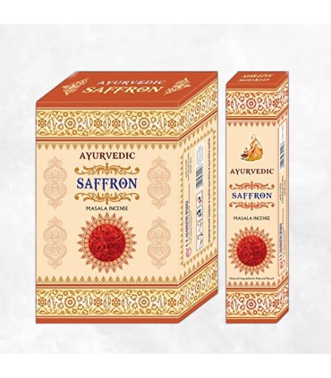 Encens Safran Ayurvédique : bienfaits et fabrication Traditionnelle