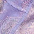 Châle écologique en bambou bleu vieux rose - Châle en Bambou écologique