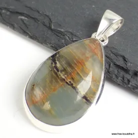 Pendentif Calcite Luminaire forme goutte - Pendentifs pierres naturelles