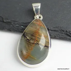 Pendentif Calcite Luminaire forme goutte - Pendentifs pierres naturelles