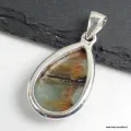 Pendentif Calcite Luminaire forme goutte - Pendentifs pierres naturelles