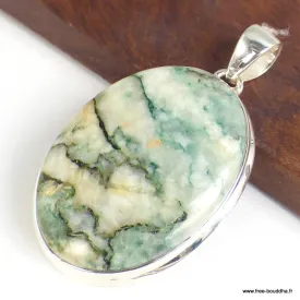 Pendentif argent en Mariposite - Bijoux en Mariposite
