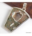 Pendentif en Rhyolite véritable – Argent 925 poinçonné
