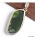 Pendentif Jade Néphrite Véritable – Bijou argent 925 poinçonné