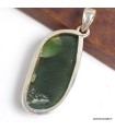 Pendentif Jade Néphrite Véritable – Bijou argent 925 poinçonné