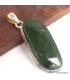 Pendentif Jade Néphrite Véritable – Bijou argent 925 poinçonné