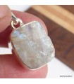 Pendentif Pierre de Lune authentique argent 925
