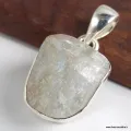 Pendentif Pierre de Lune brute Péristérite asymétrique - Pendentifs pierres naturelles