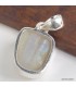 Pendentif Pierre de Lune authentique argent 925