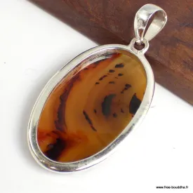 Pendentif Agate de Yellow Stone (Montana) - Bijoux en Agate