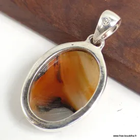 Petit Pendentif Agate de Yellow Stone (Montana) - Bijoux en Agate