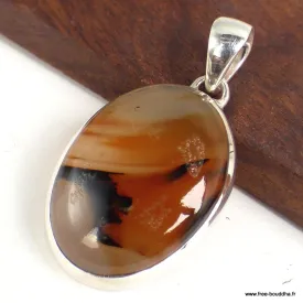 Petit Pendentif Agate de Yellow Stone (Montana) - Bijoux en Agate