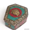 Boîte à bijoux tibétaine Mahakala pierres naturelles - Artisanat tibétain bouddhiste