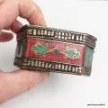 Boîte à bijoux tibétaine Mahakala pierres naturelles - Artisanat tibétain bouddhiste