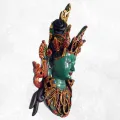 Statue Tara Verte masque mural 43 cm - Sculpture, tableau, masque mural bouddhiste
