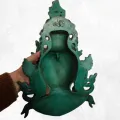 Statue Tara Verte masque mural 43 cm - Sculpture, tableau, masque mural bouddhiste