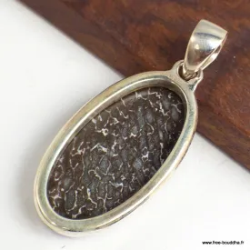 Pendentif oval en Os de dinosaure - Pendentifs pierres naturelles