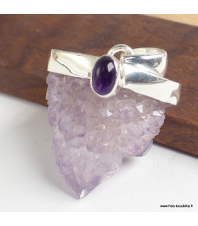Pendentif Quartz Spirit améthyste avec certificat authenticité