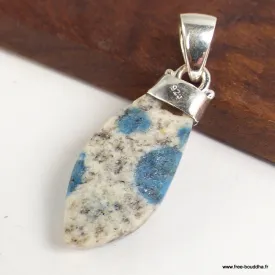 Pendentif Jaspe K2  forme libre - Pendentifs pierres naturelles