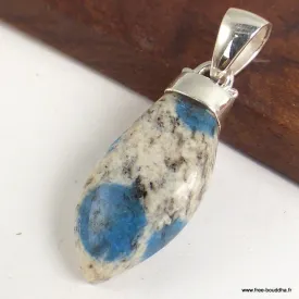 Pendentif Jaspe K2  forme libre - Pendentifs pierres naturelles