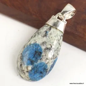 Pendentif Jaspe K2  forme goutte - Pendentifs pierres naturelles