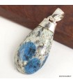 Pendentif Jaspe K2 authentique bijou argent 925 poinçonné