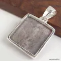 Pendentif en Oxyde de Cobalt brut rectangulaire - Pendentifs pierres naturelles