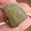 Pendentif Pyrite arc-en-ciel asymétrique - Pendentifs pierres naturelles