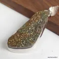 Pendentif Pyrite arc-en-ciel kaki cuivre - Pendentifs pierres naturelles