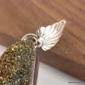 Pendentif Pyrite arc-en-ciel kaki cuivre - Pendentifs pierres naturelles