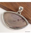 Pendentif Jaspe Sonora véritable argent 925 désert du Sonora